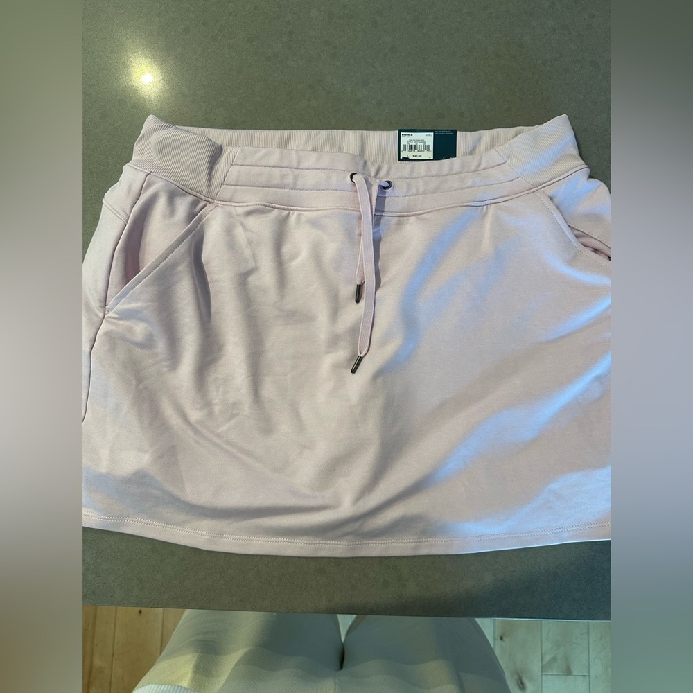 Pink athletic skirt